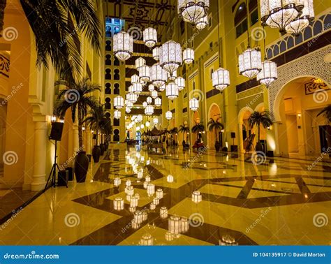 hotel lobby  dubai editorial photography image  lamp