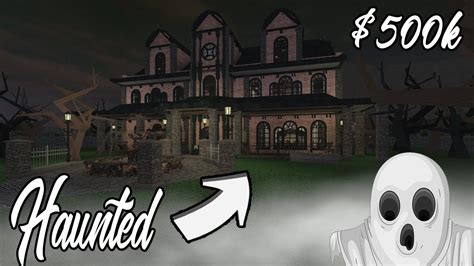 haunted mansion roblox bloxburg youtube