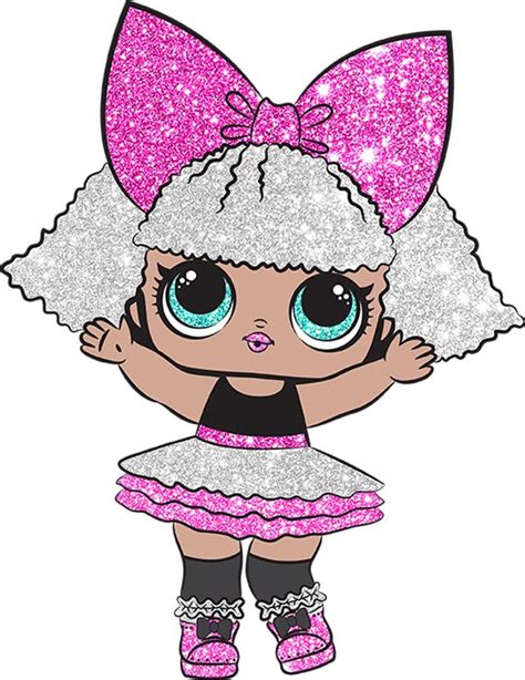 lol doll queen sparkle party decoration character cutout lol dolls