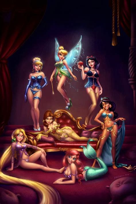 disney princesses porn disney princesses posing in sexy lingerie cartoon pinterest disney