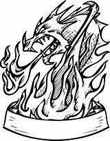 Flames Ausmalbilder Colorare Draak Fuoco Drachen Kerle Smok Flammes Fiamma Flammen Ausmalen Malvorlagen Fiamme Drago Pergamena sketch template