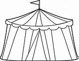 Tent Circus Coloring Pages Printable Vintage Unique Clip Getcolorings Color Print Paper Getdrawings Clipart sketch template