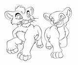 Kiara Coloring Pages Lion King Kovu Cub Getdrawings Color Getcolorings Popular sketch template