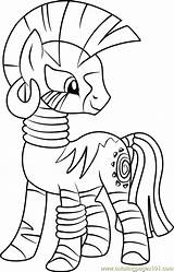 Coloring Zecora Pages Pony Little Coloringpages101 Friendship Magic sketch template