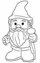 Gnome Coloring Pages Printable Garden Gnomes Drawings Colouring Hat Kids Adult Sheets Stained Glass Wood Book Color Mushrooms Books Print sketch template
