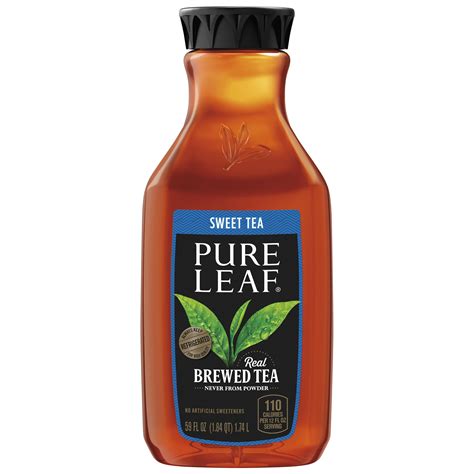 pure leaf real brewed tea sweet tea iced tea  oz bottle walmart