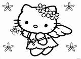 Hello Fairy Pages Kitty Coloring Color Online sketch template