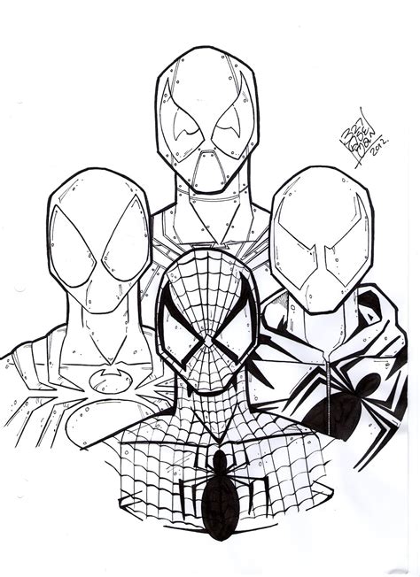 baby spiderman coloring pages  getcoloringscom  printable