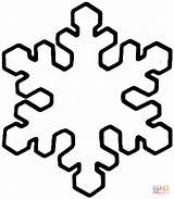 Coloring Snowflake Pages Supercoloring sketch template
