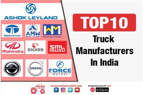 top  truck manufacturers  india top truck brands  india