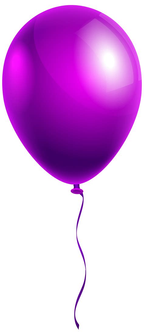 balloon clip art single purple balloon png clipart image png