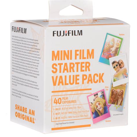 fujifilm instax mini instant film starter kit  bh