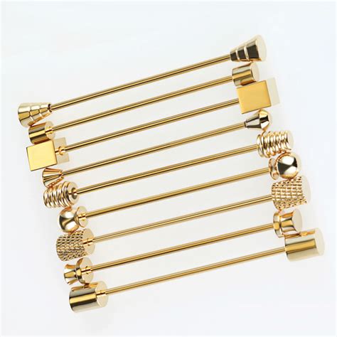 collar pins clasps barbell hexagonal cylindrical conical  square collar pin bars