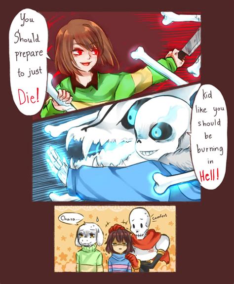 Hassle Chara And Sans By Shinnieshys On Deviantart