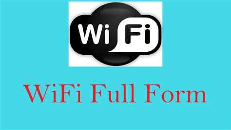 wifi full form full form short form