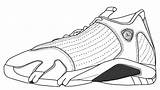 Jordan Drawing Coloring Xiv Shoes 14 Pages Jordans Air Shoe Drawings Nike Sketch Sneaker Sneakers Para Sketches Templates Bing Info sketch template
