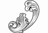 Flourish Ukiran Flourishes Swirls Berkembang Misc sketch template