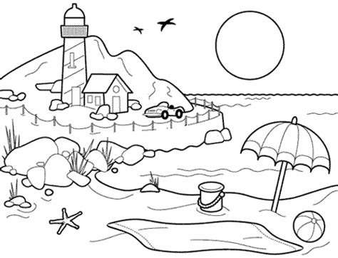 summer coloring pages  coloringkidsorg