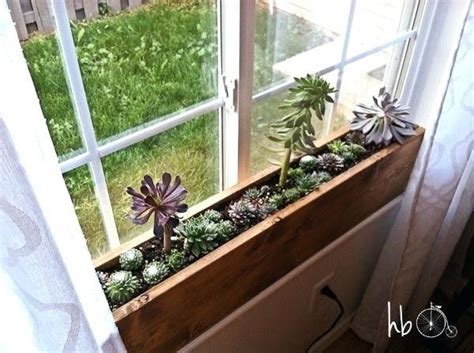 windowsill planter indoor window planter window planters window box