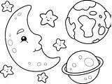 Coloring Space Pages Printable Getcolorings sketch template
