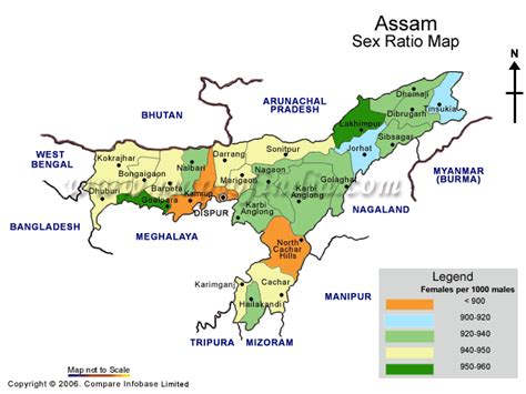 Assam Sex Ratio As Per Census 2001