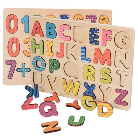 wooden alphabet puzzle abc puzzle  years wooden toys