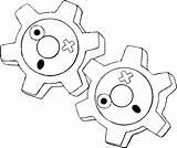 Tic Klink Pokémon Coloriages Morningkids sketch template