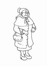 Grandmother Coloring Pages Printable sketch template