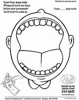 Mouth Open Coloring Teeth Drawing Pages Getdrawings sketch template