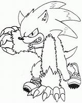 Hedgehog Werehog Werewolf Coloringhome Fastseoguru Páginas sketch template