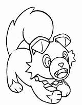 Pages Lycanroc Coloring Template Rockruff sketch template