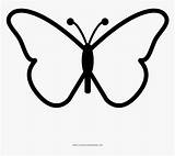 Butterfly Drawing Easy Coloring Kindpng sketch template