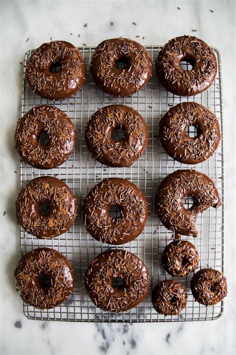 baked cayenne chocolate donuts the little epicurean