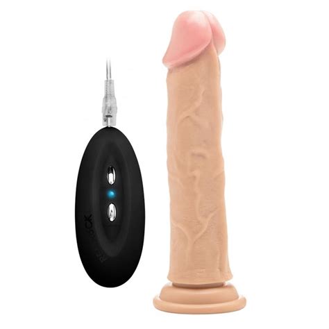 realrock vibrating realistic cock 9 skin sex toys