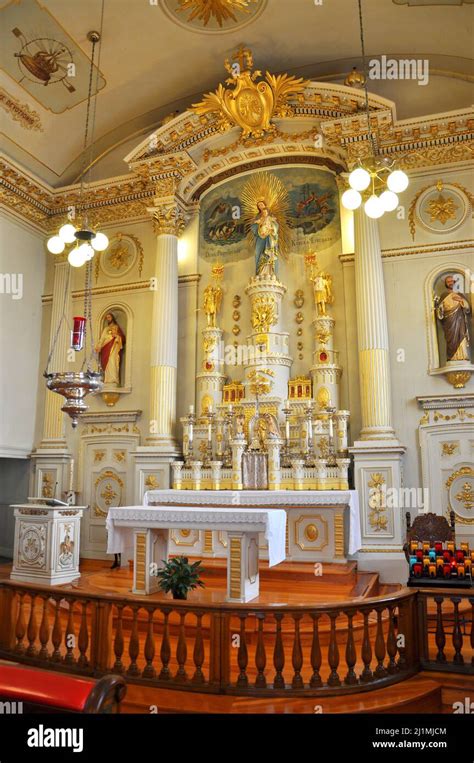 interior  notre dame des victoires church   quebec city quebec