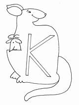 Coloring Pages Alphabet Letter Kangaroo Abc Coloringpagebook Advertisement Library Clipart Popular sketch template