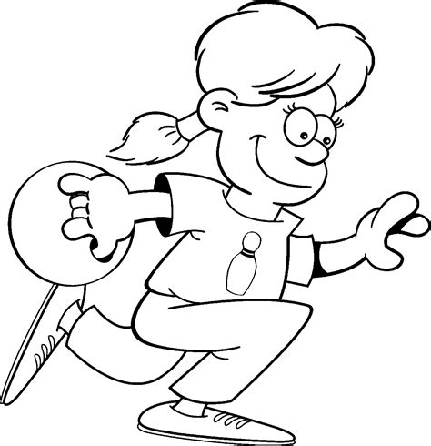 bowling coloring pages coloring pages  kids  adults