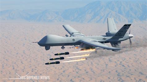 heres   mq  reaper drone conducts airstrike   enemies youtube