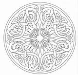Coloring Therapy Relaxation Pages Mandala Mandalas Kb sketch template