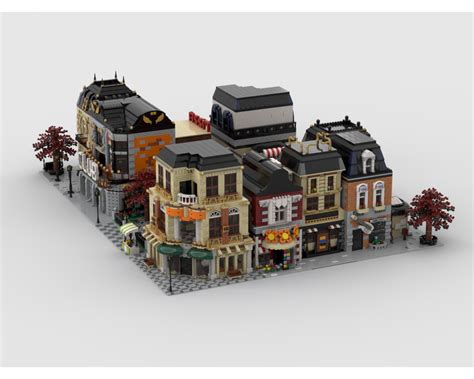 lego moc modular neighborhood build   mocs  gabizon