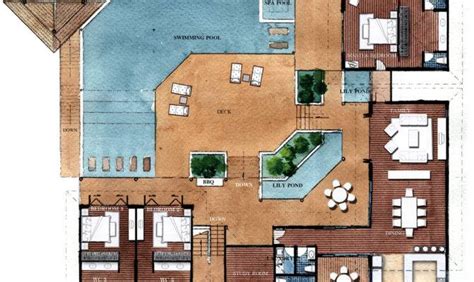 wonderful modern villa designs plan home plans blueprints