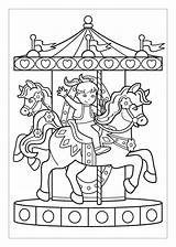 Carousel Coloring Pages Potty Getdrawings Getcolorings Training Color Colorings sketch template