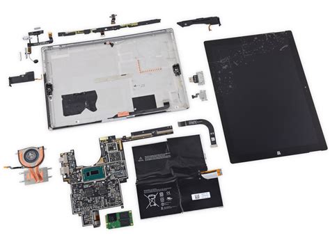 ifixit tears   surface pro   digital reader