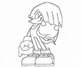 Knuckles Coloring Pages Echidna Sonic Generations Print Angry Liger Printable Getdrawings Getcolorings Library Clipart Comments Color sketch template