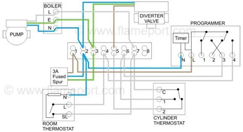 drayton  port valve wiring diagram