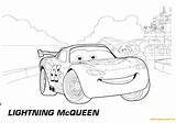 Mcqueen Cars Pages A4 Coloring Disney Lightning City Online Color sketch template