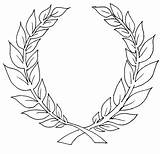 Laurel Wreath Badge Calontir Pages Template Index sketch template