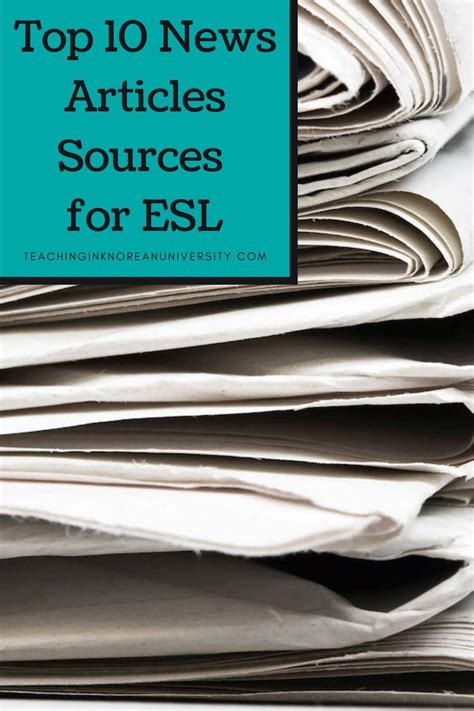 news  esl students  sources  news articles  esl