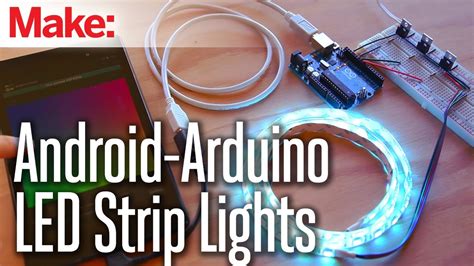 weekend projects android arduino led strip lights youtube