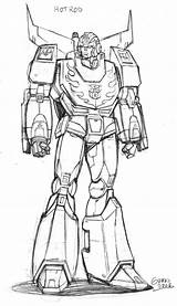 Transformers Coloring Pages Rodimus Hot G1 Rod Jazz Sketch Drawing Colouring Deviantart Cartoon Ahm Prelim Autobots Guidoguidi Template Choose Board sketch template